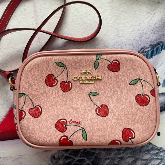 Coach Handbags - coach pink cherry crossbody bag🩷